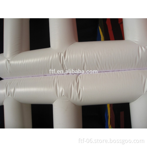 inflatable sport tunnel on sale _made of tarpulin fabric material sport tunnel
